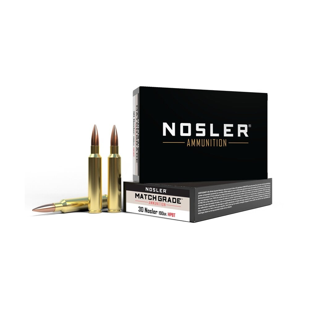 nosler 60029 match grade 30nosler 190gr custom competition hollow point boat tail 20 per box/10 case Nosler 60029 Match Grade 30Nosler 190gr Custom Competition Hollow Point Boat Tail 20 Per Box/10 Sports South item 30231