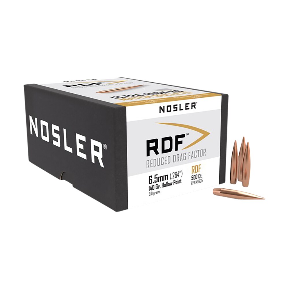 nosler 49825 rdf match 6.5creedmoor 140gr hollow point boat tail 500/box Nosler 49825 RDF Match 6.5Creedmoor 140gr Hollow Point Boat Tail 500/Box Sports South item 30244