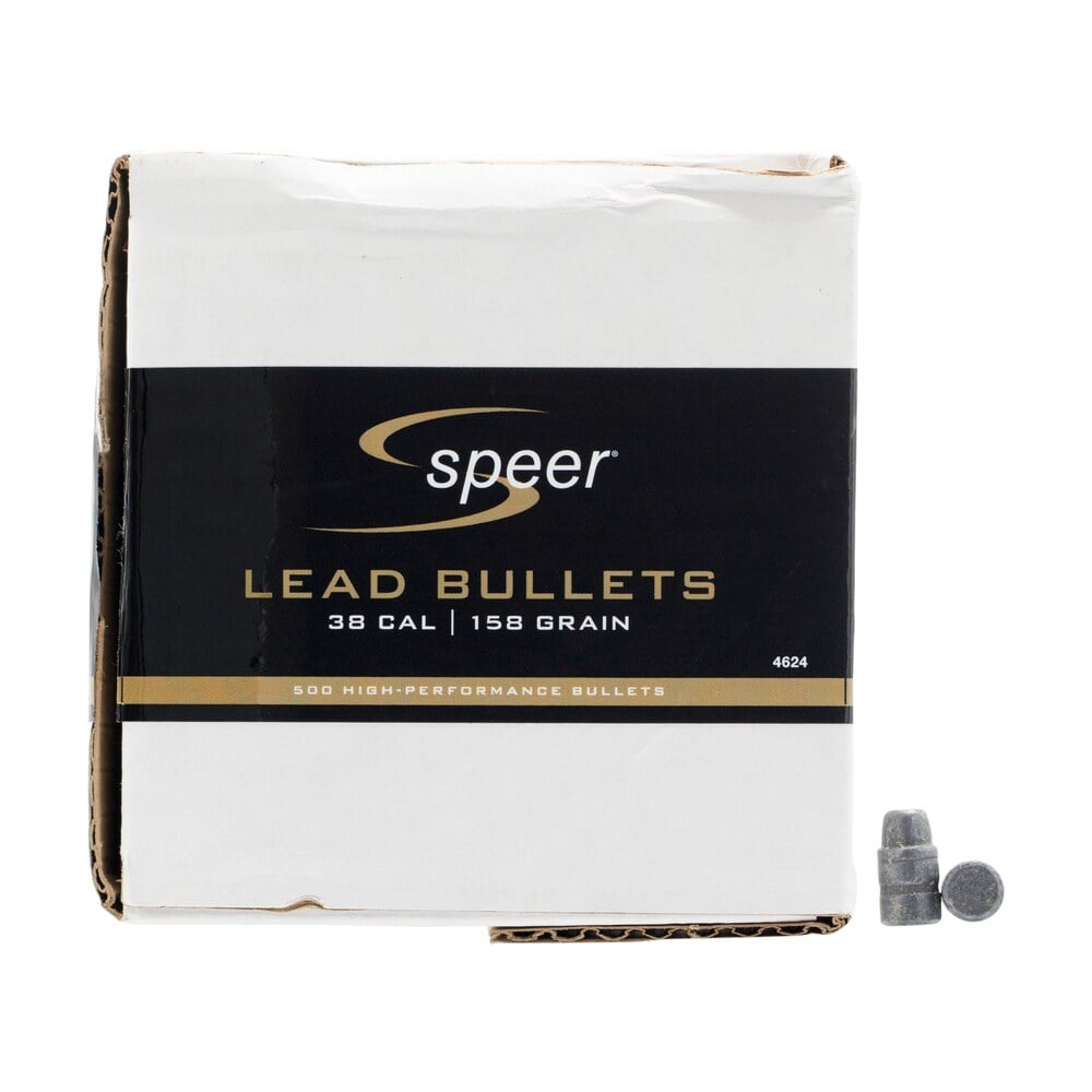speer 4624 handgun 38cal 158gr lead semi wadcutter 500 per box/1 case Speer 4624 Handgun 38Cal 158gr Lead Semi Wadcutter 500 Per Box/1 Case Sports South item 30511