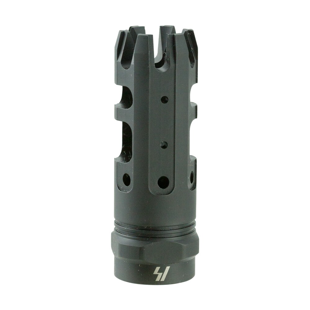 strike industries kingcomp30 king comp black steel with 5/8″ 24 tpi threads, 2.62″ oal & 0.87″ diameter for 308 win, 7.62x51mm nato ar platform Strike Industries KINGCOMP30 King Comp Black Steel Sports South item 31109
