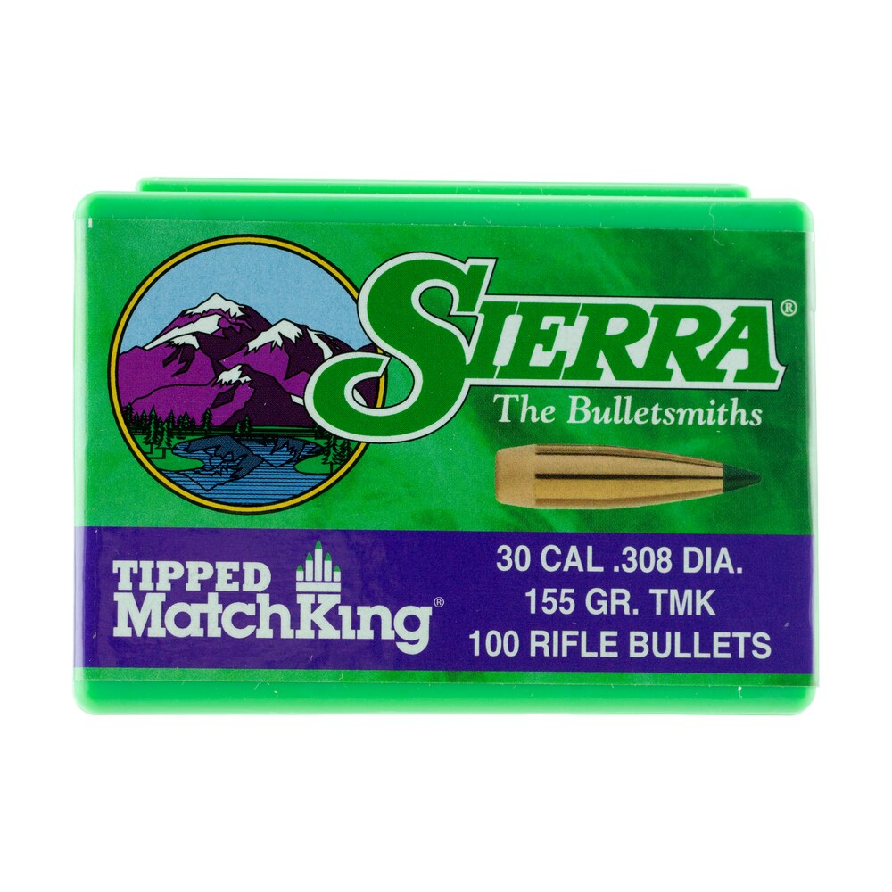 sierra 7755 tipped matchking 30cal 155gr tipped matchking 100/box Sierra 7755 Tipped MatchKing 30Cal 155gr Tipped MatchKing 100/Box Sports South item 31441