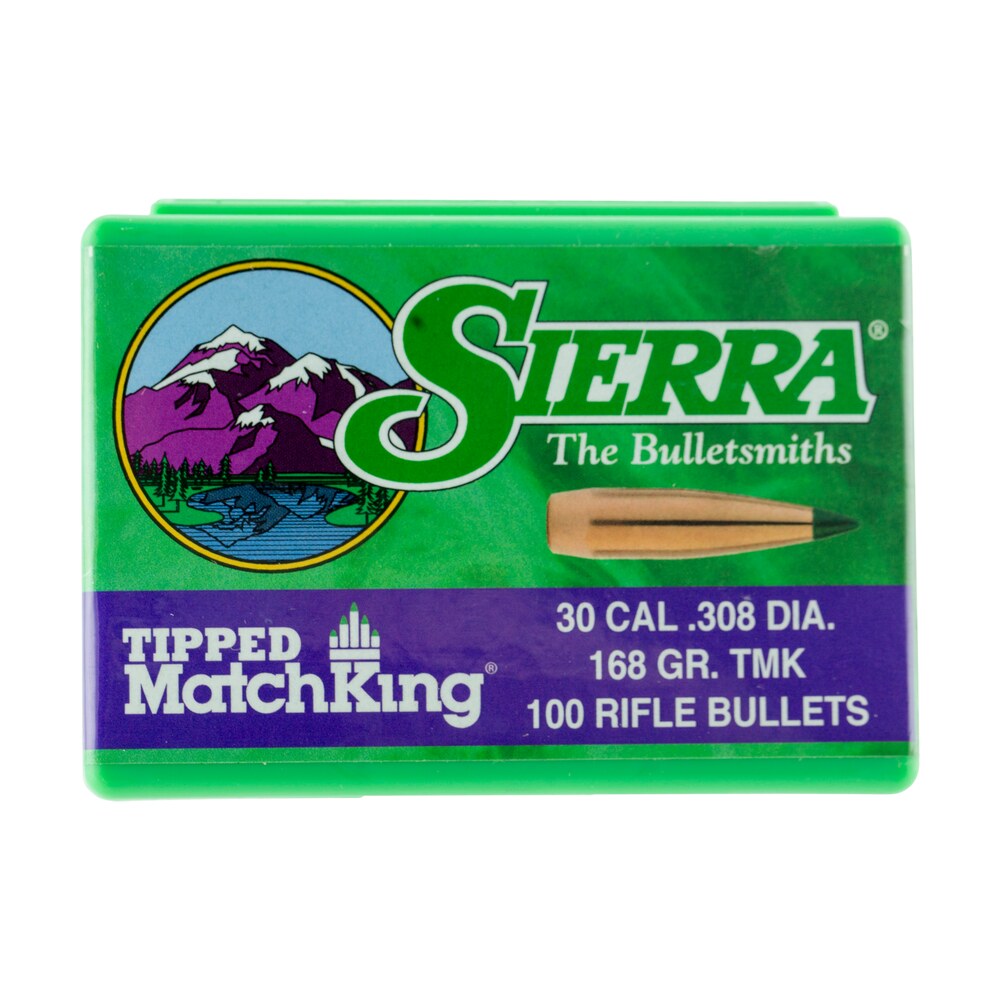 sierra 7768 tipped matchking 30cal 168gr tipped matchking 100/box Sierra 7768 Tipped MatchKing 30Cal 168gr Tipped MatchKing 100/Box Sports South item 31442