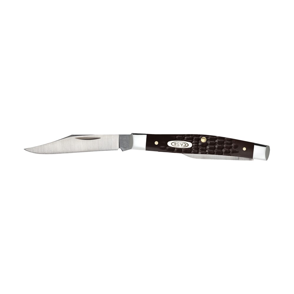 case 00083 pen small 2″/1.47″ folding clip/pen plain as ground stainless steel blade brown jigged synthetic handle Case 00083 Pen Small 2"/1.47" Folding Clip/Pen Plain As-Ground Stainless Steel Blade Brown Sports South item 31606
