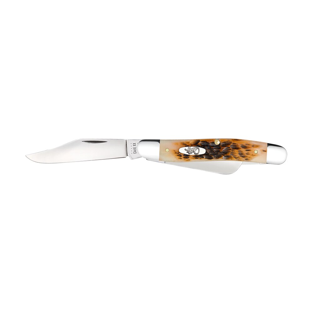 case 00128 stockman medium 2.92″/2.15″/1.90″ folding clip/sheepsfoot/spey plain mirror polished tru sharp ss blade/peach seed jigged amber bone handle Case 00128 Stockman Medium 2.92"/2.15"/1.90" Folding Clip/Sheepsfoot/Spey Plain Mirror Polished Sports South item 31610