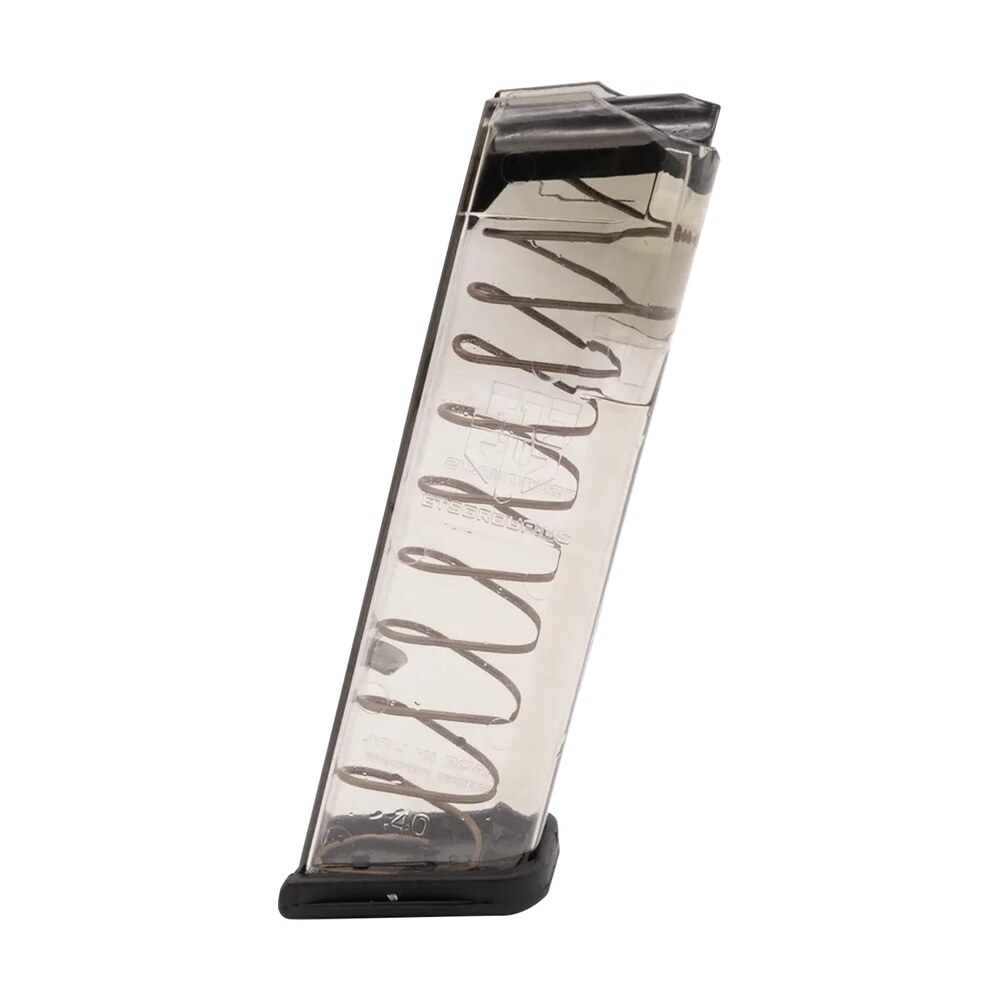 ets group glk22 pistol mags 16rd 40 s&w compatible w/glock 22/23/24/27/35 gen1 4 clear polymer ETS Group GLK22 Pistol Mags 16rd 40 S&W Compatible Sports South item 3177