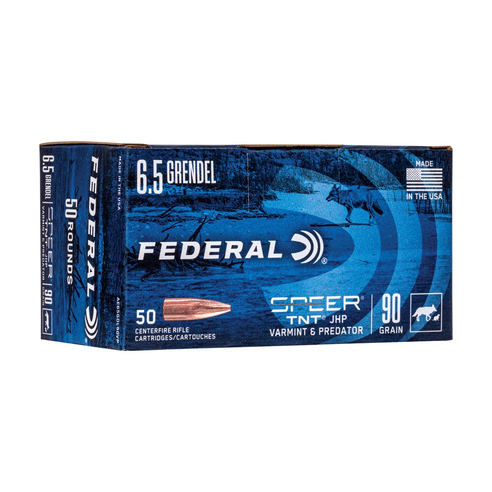 federal ae65gdl90vp american eagle varmint & predator 6.5grendel 90gr jacketed hollow point 50 per box/5 case Federal AE65GDL90VP American Eagle Varmint & Predator 6.5Grendel 90gr Jacketed Hollow Point Sports South item 32051