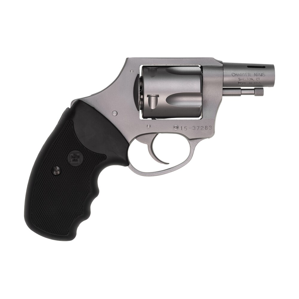 charter arms 74429 boomer large 44 special, 5 shot 2″ matte stainless steel ported/tapered barrel, matte stainless cylinder & frame w/black finger grooved rubber grip Charter Arms 74429 Boomer Large 44 Special, 5 Shot 2" Matte Stainless Steel Ported/Tapered Sports South item 3211