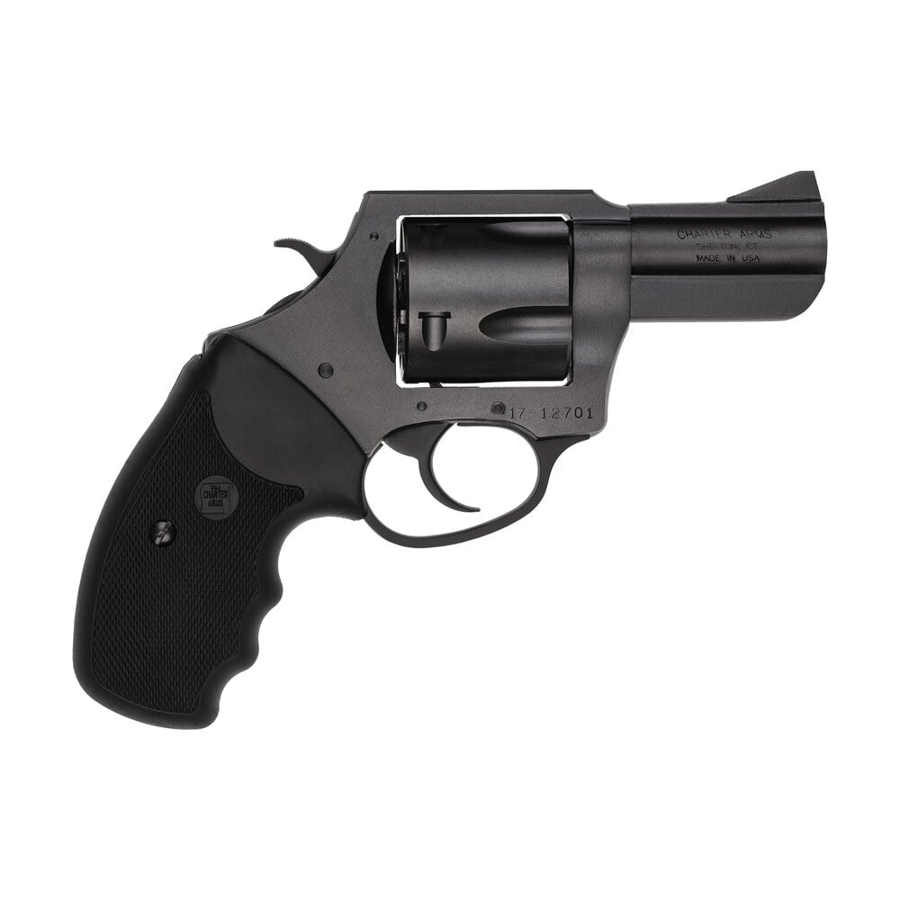charter arms 64520 pitbull 45 acp, 5 shot 2.50″ black nitride steel barrel, cylinder & frame w/black finger grooved rubber grip Charter Arms 64520 Pitbull 45 ACP, 5 Shot 2.50" Black Nitride Steel Sports South item 3222