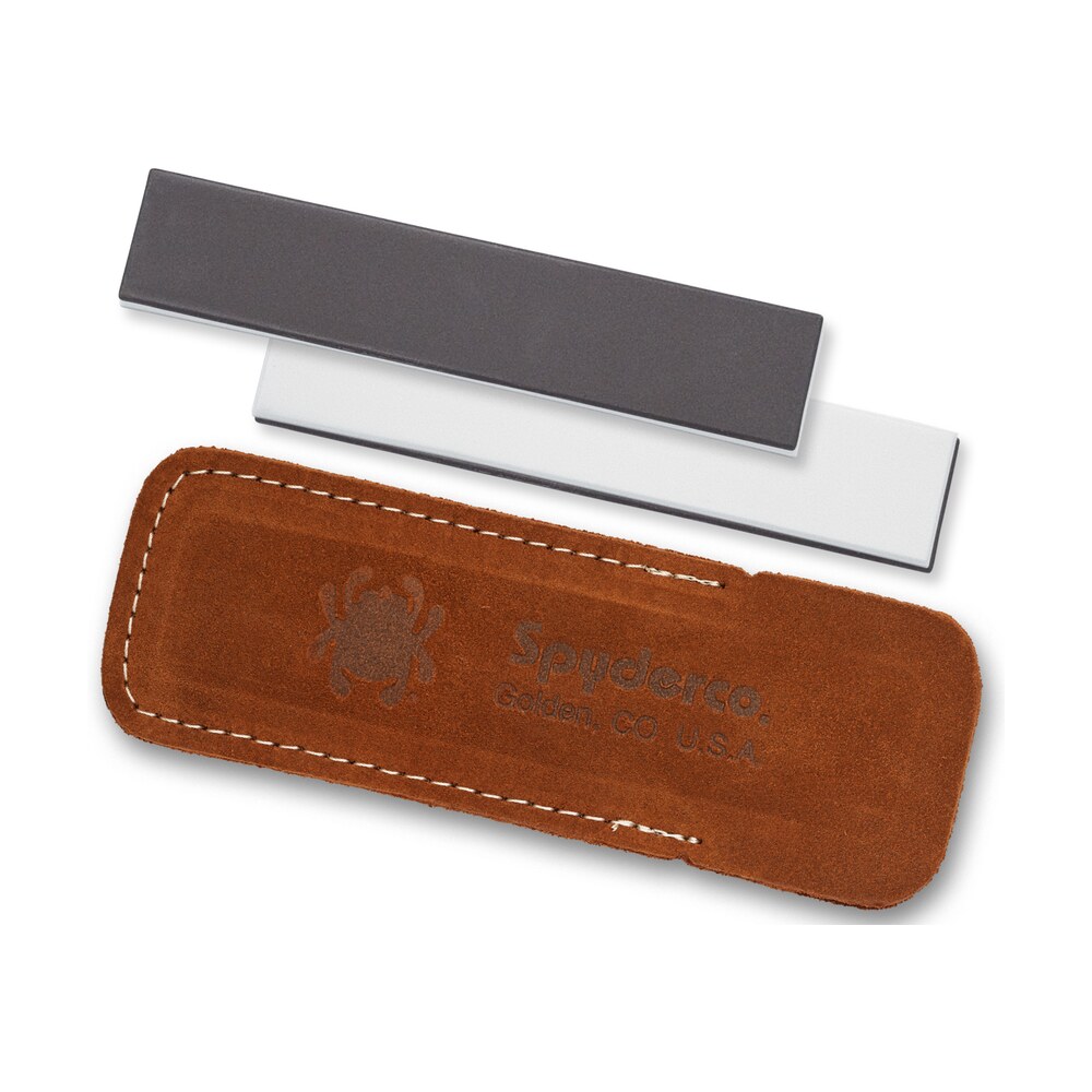 spyderco 303mf double stuff sharpening stone ceramic stone sharpener medium/fine black/white Spyderco 303MF Double Stuff Sharpening Stone Ceramic Stone Sharpener Medium/Fine Black/White Sports South item 32346