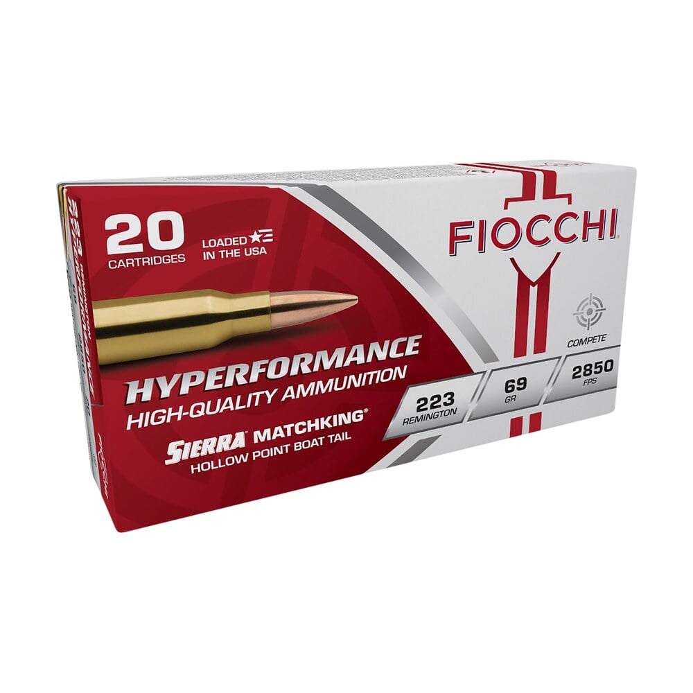 fiocchi 223mkc hyperformance compete 223rem 69gr sierra matchking bthp 20 per box/10 case Fiocchi 223MKC Hyperformance Compete 223Rem 69gr Sierra MatchKing BTHP 20 Per Box/10 Case Sports South item 33135