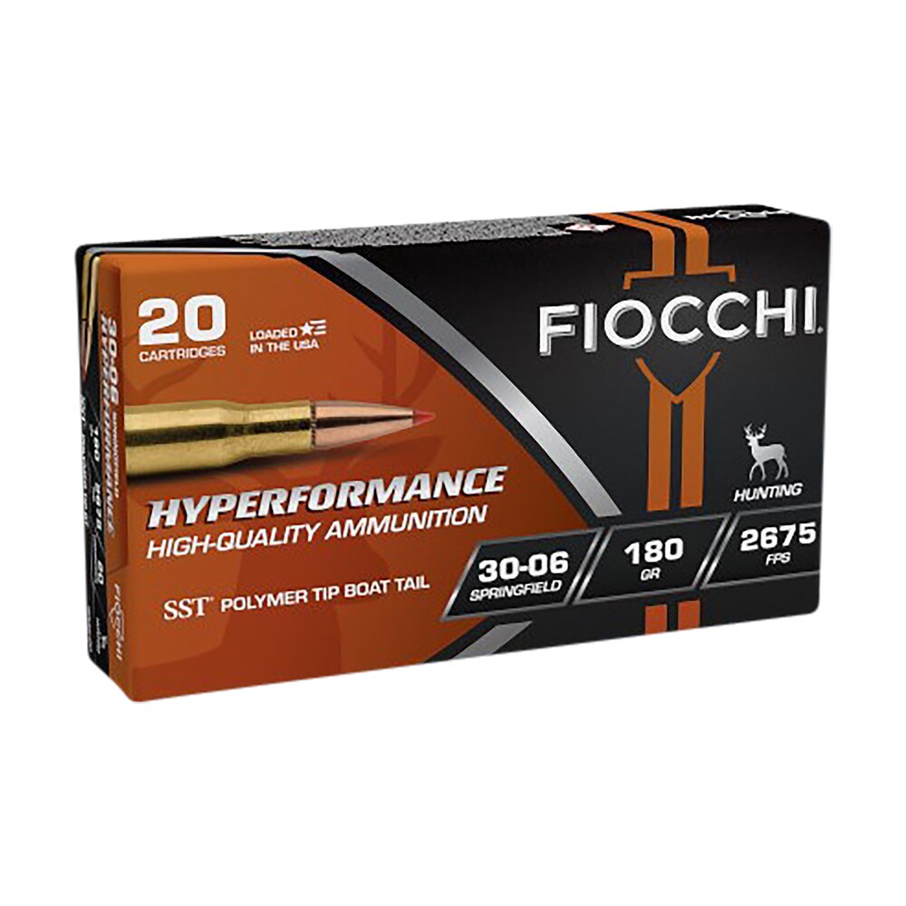 fiocchi 3006hsc hyperformance 30 06springfield 180gr super shock tip 20 per box/10 case Fiocchi 3006HSC Hyperformance 30-06Springfield 180gr Super Shock Tip 20 Per Box/10 Case Sports South item 33180