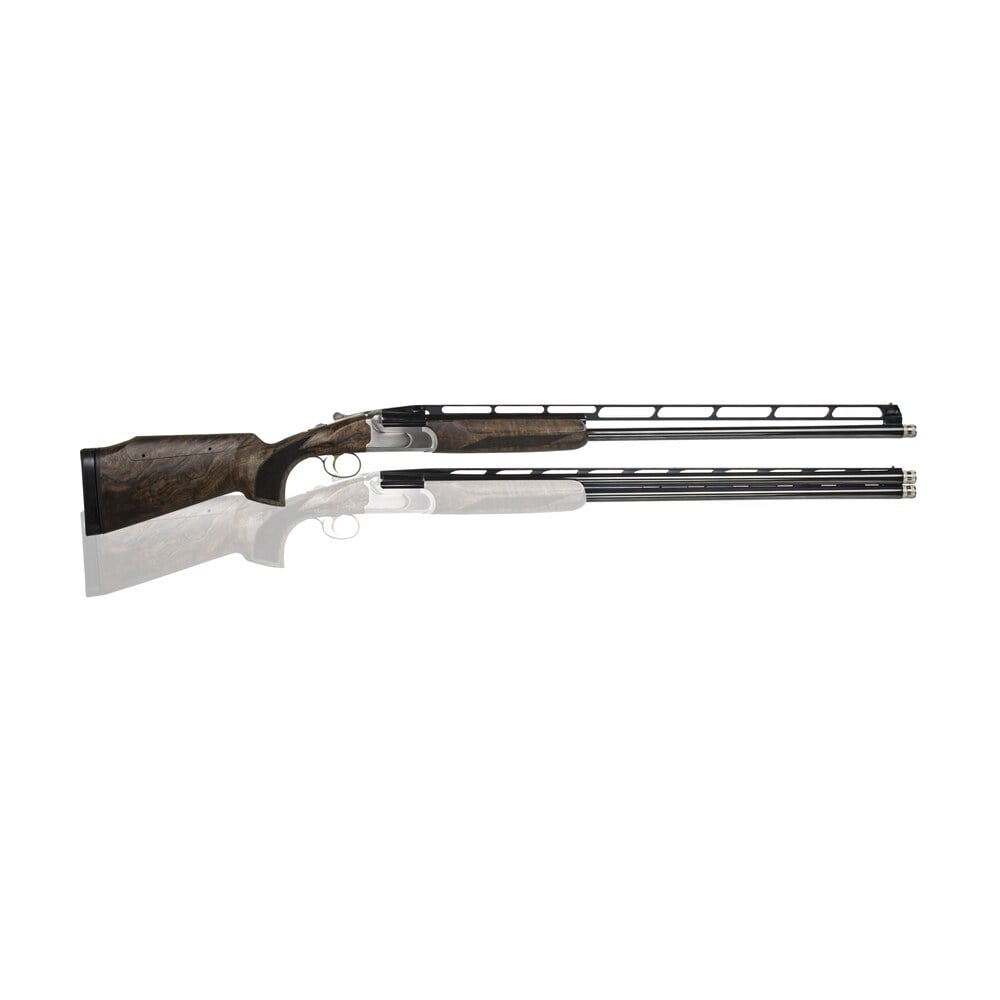 cz usa 06582 all american trap combo 12 gauge 3″ 2rd 32″ gloss blued barrel, brushed stainless metal finish, turkish walnut stock with monte carlo adjustable comb CZ-USA 06582 All American Trap Combo 12 Gauge 3" 2rd 32" Gloss Blued Sports South item 3364