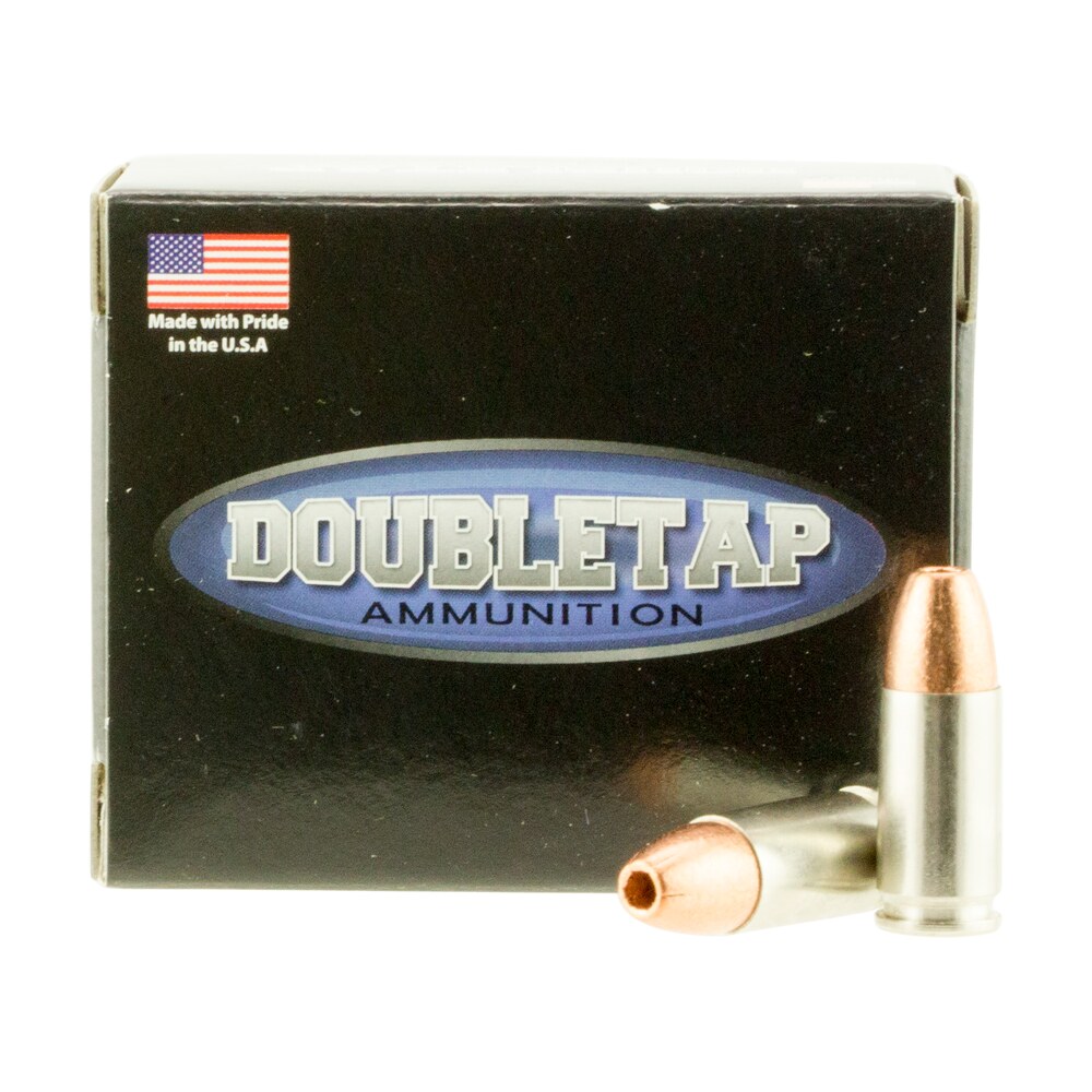 doubletap ammunition 9mm77x home defense 9mmluger 77gr lead free hollow point 20 per box/50 case DoubleTap Ammunition 9MM77X Home Defense 9mmLuger 77gr Lead Free Hollow Point 20 Per Box/50 Sports South item 34279