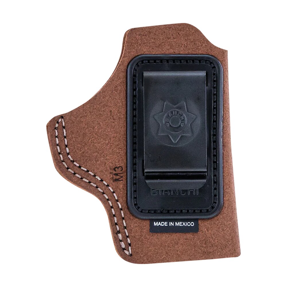 bianchi 18026 6c iwb tan leather belt clip compatible w/glock 19/23/26/27/36 right hand Bianchi 18026 6C IWB Tan Leather Belt Clip Compatible Sports South item 34650