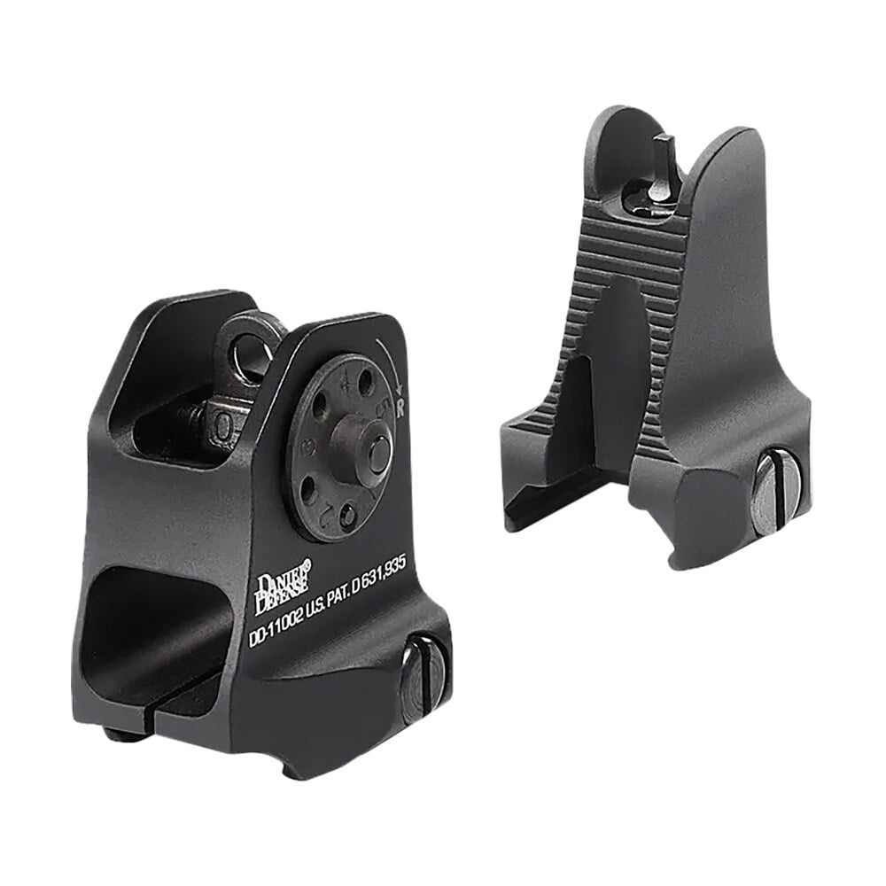 daniel defense 1908809116 ar 15 iron sight set black hardcoat anodized fixed front & rear sight Daniel Defense 1908809116 AR-15 Iron Sight Set Black Hardcoat Anodized Fixed Front & Rear Sports South item 3471