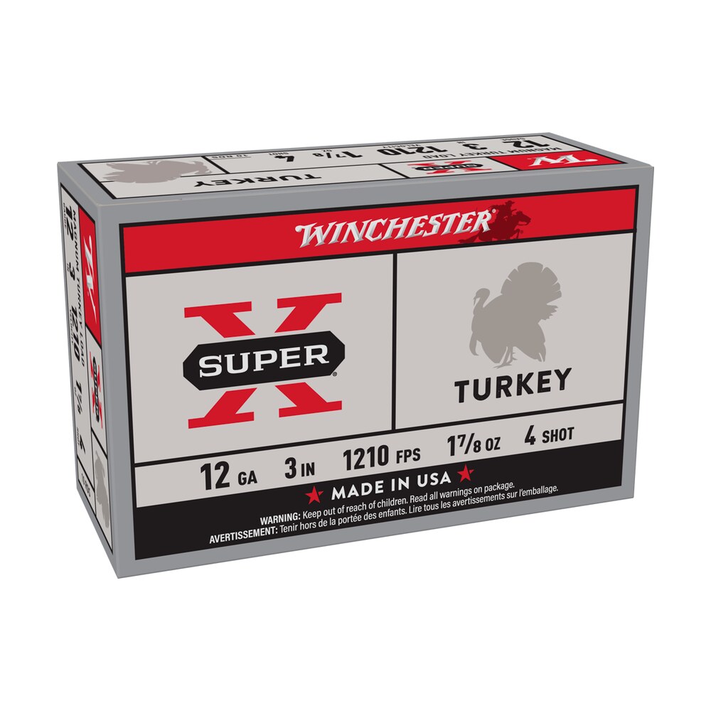 winchester ammo x123mt4 super x magnum turkey 12gauge 3″ 1 7/8oz copper plated 4shot 10 per box/10 case Winchester Ammo X123MT4 Super X Magnum Turkey 12Gauge 3" 1 7/8oz Copper Plated 4Shot 10 Per Sports South item 34718