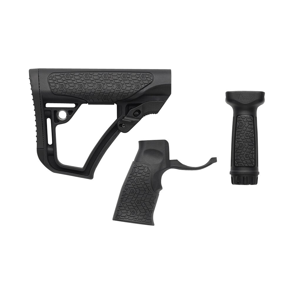 daniel defense 2810206145006 collapsible buttstock pistol grip/vertical foregrip ar 15 black polymer Daniel Defense 2810206145006 Collapsible Buttstock Pistol Grip/Vertical Foregrip AR-15 Black Sports South item 3472