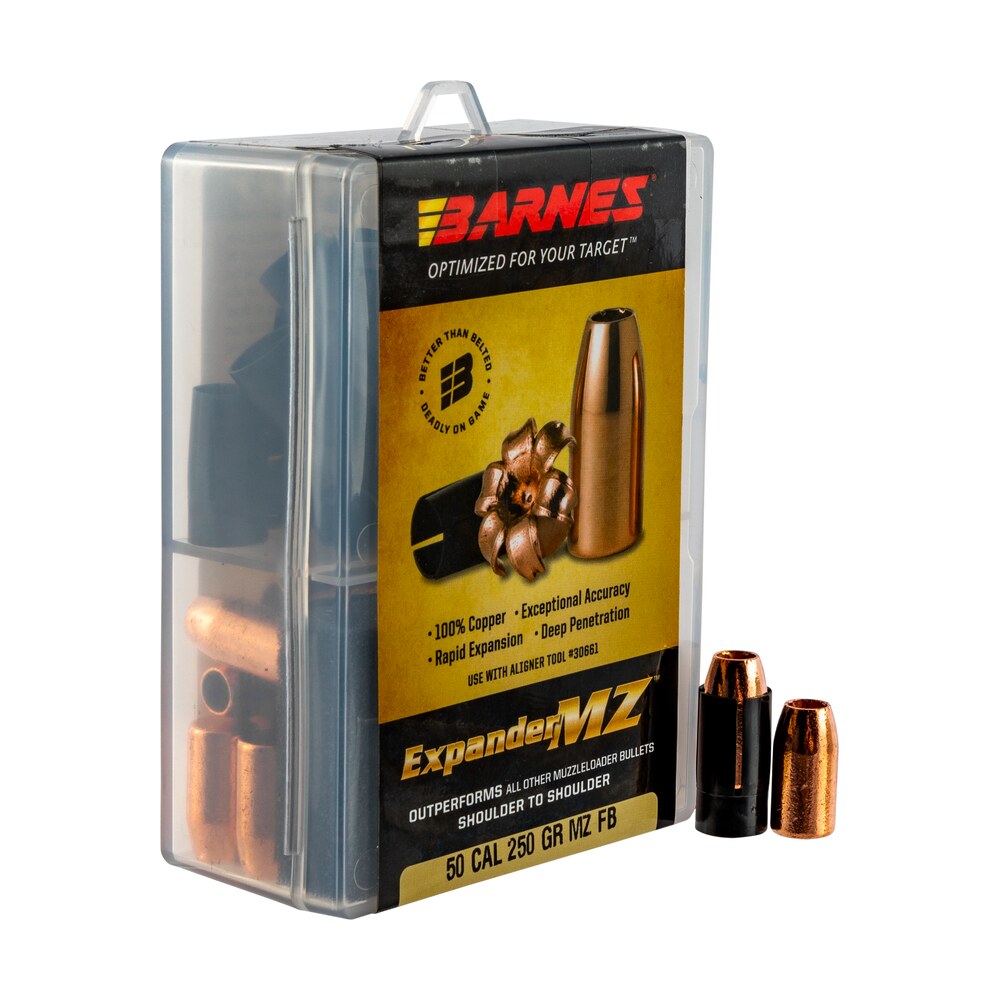 barnes bullets 30577 expander mz muzzleloader 50 expandermz hollow point 250gr 24rd/box Barnes Bullets 30577 Expander MZ Muzzleloader 50 ExpanderMZ Hollow Point 250gr 24rd/Box Sports South item 34785