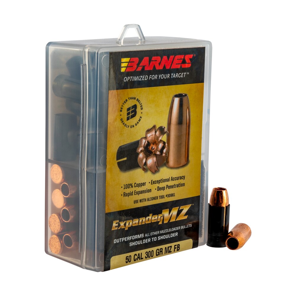 barnes bullets 30583 expander mz muzzleloader 50 expandermz hollow point 300gr 24rd/box Barnes Bullets 30583 Expander MZ Muzzleloader 50 ExpanderMZ Hollow Point 300gr 24rd/Box Sports South item 34787