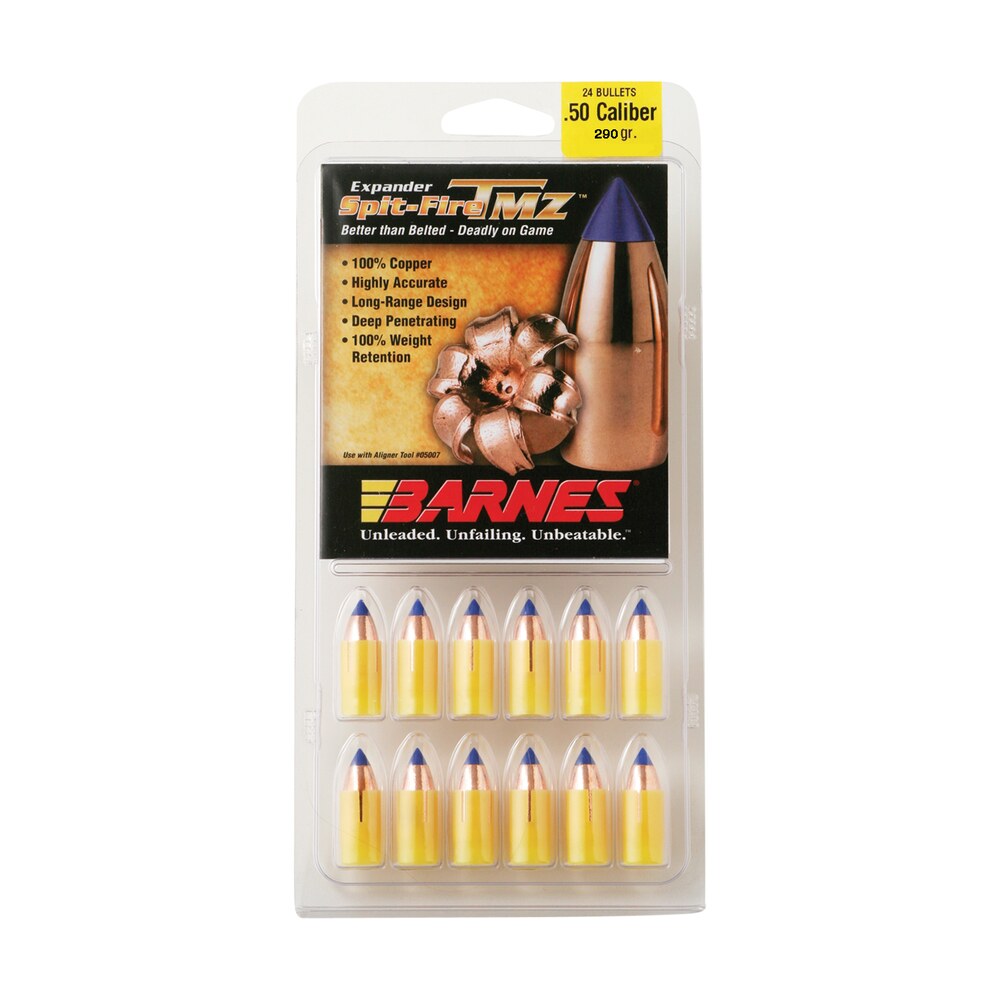 barnes bullets 30604 spit fire tmz muzzleloader 50 spit fire tmz 290gr 24rd/box Barnes Bullets 30604 Spit-Fire TMZ Muzzleloader 50 Spit-Fire TMZ 290gr 24rd/Box Sports South item 34793