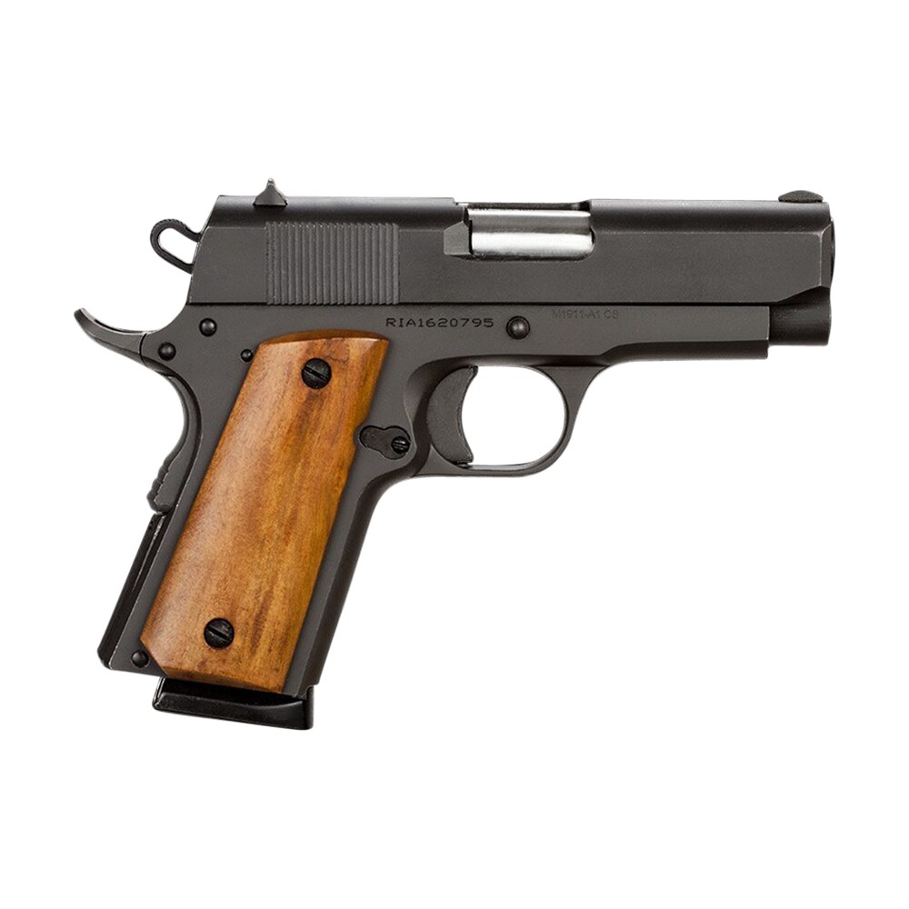 rock island 51416 gi standard cs *ca compliant 45 acp 7+1 3.50″ stainless bull barrel, black parkerized serrated steel slide, black parkerized steel frame w/beavertail, wood grip, right hand Rock Island 51416 GI Standard CS *CA Compliant 45 ACP 7+1 3.50" Stainless Bull Sports South item 35179