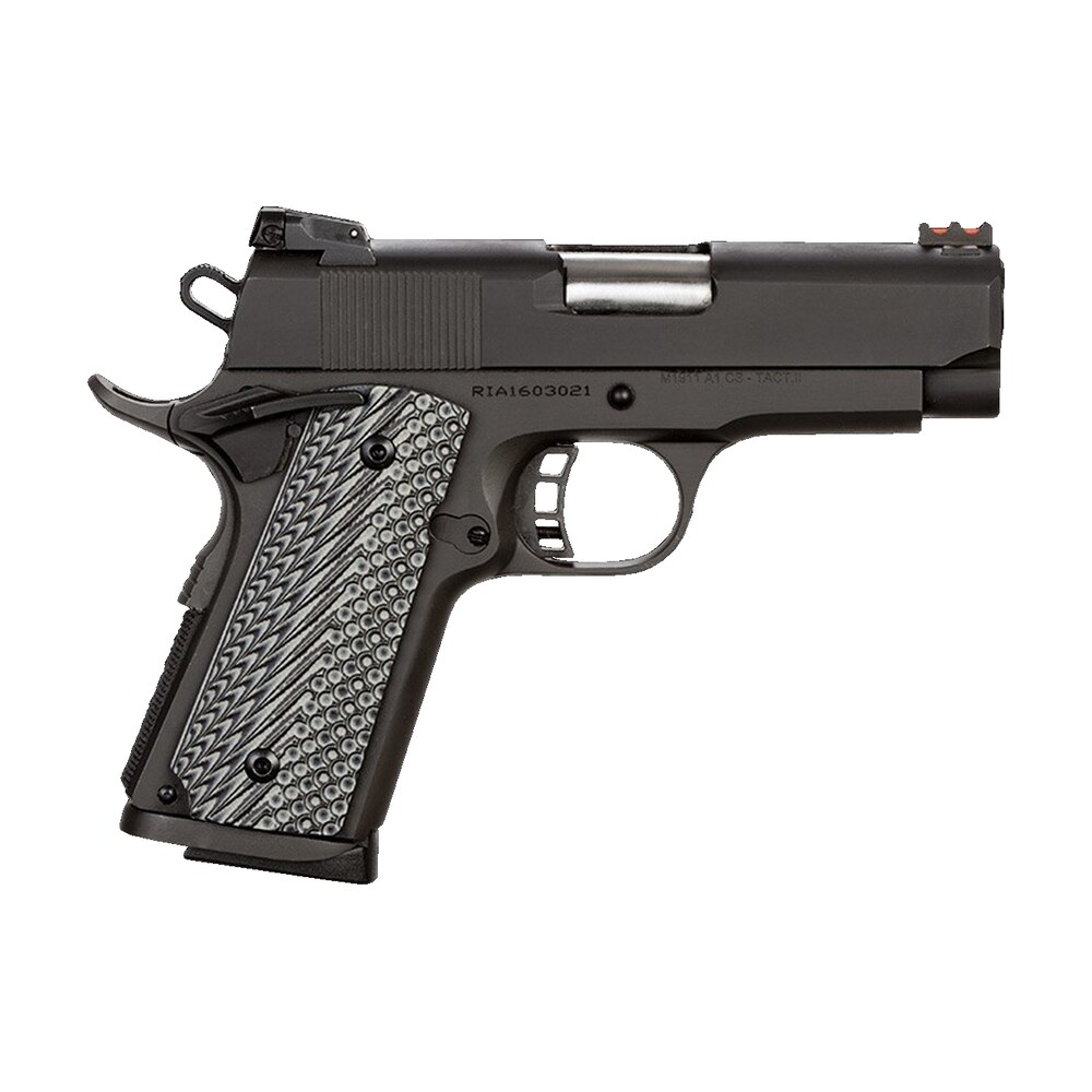 rock island 51585 rock ultra cs l 45 acp caliber with 3.60″ barrel, 7+1 capacity, black anodized finish aluminum beavertail frame, serrated black parkerized steel slide & black/gray g10 grip Rock Island 51585 Rock Ultra CS-L 45 ACP Caliber Sports South item 35205