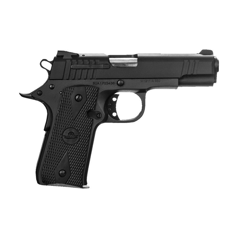 rock island 51912 baby rock gi standard cs 380 acp caliber with 3.75″ barrel, 7+1 capacity, overall black parkerized finish steel, beavertail frame, serrated slide & black rubber grip Rock Island 51912 Baby Rock GI Standard CS 380 ACP Caliber Sports South item 35207