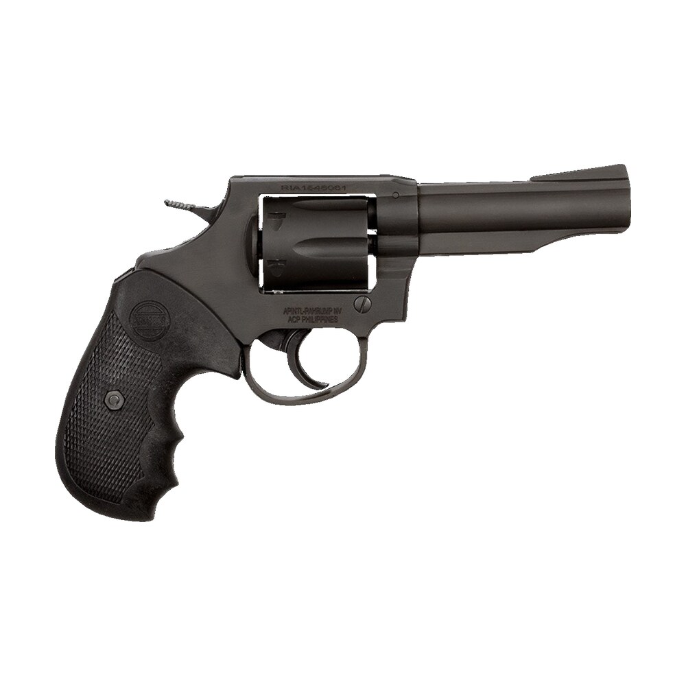 rock island 51261 m200 medium frame 38 special 6rd 4″ black parkerized steel barrel, cylinder & frame, black finger grooved grip, transfer bar safety, exposed hammer Rock Island 51261 M200 Medium Frame 38 Special 6rd 4" Black Parkerized Steel Sports South item 35253