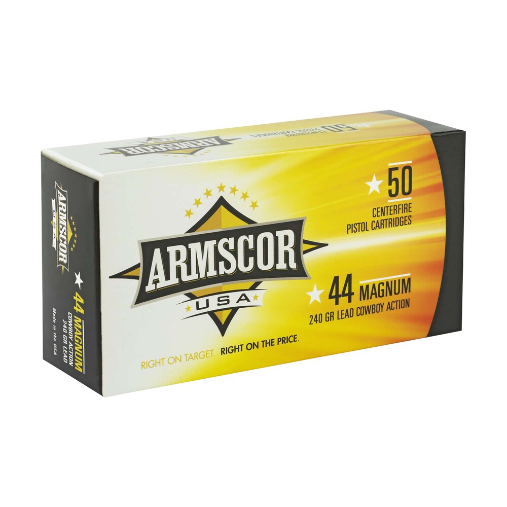 armscor fac44m1n usa 44rem mag 240gr semi wadcutter 50 per box/8 case Armscor FAC44M1N USA 44Rem Mag 240gr Semi Wadcutter 50 Per Box/8 Case Sports South item 35293