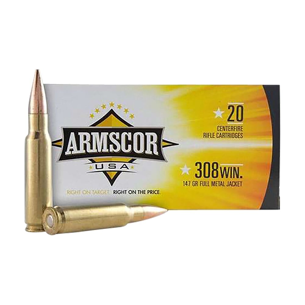 armscor fac3081n usa 308win 147gr full metal jacket 20 per box/10 case Armscor FAC3081N USA 308Win 147gr Full Metal Jacket 20 Per Box/10 Case Sports South item 35301