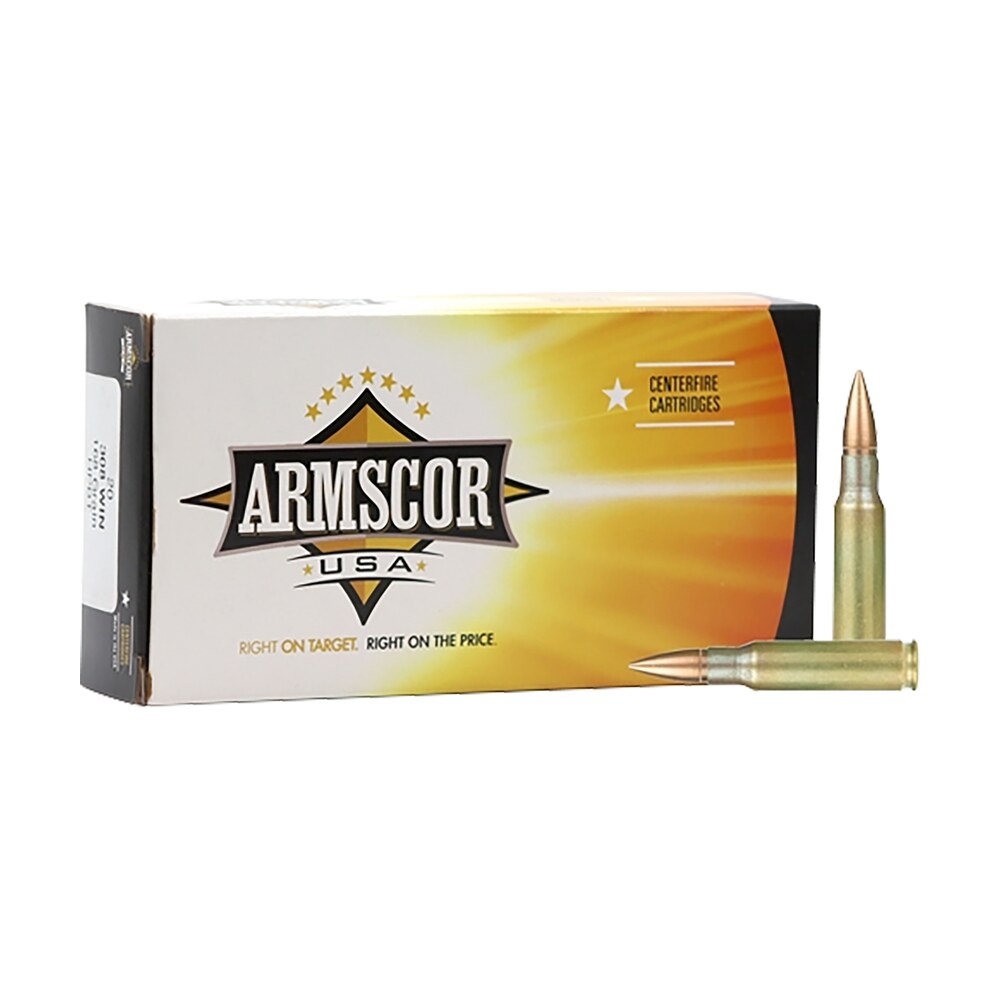 armscor ac3082n usa 308win 168gr hollow point boat tail 20 per box/10 case Armscor AC3082N USA 308Win 168gr Hollow Point Boat Tail 20 Per Box/10 Case Sports South item 35302