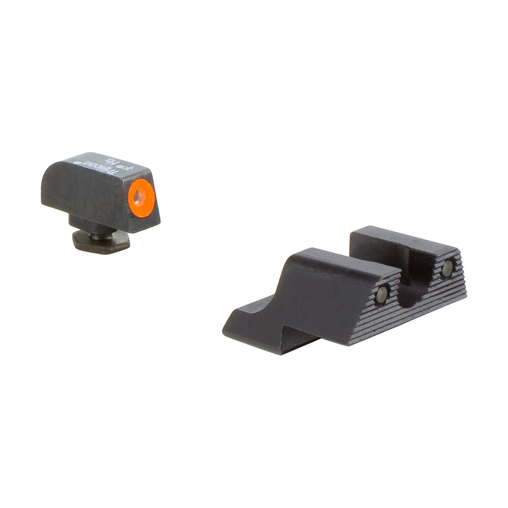 trijicon 600785 hd night sights green/tritium orange outline front sight green tritium black outline rear sight glock 42/43 small frame Trijicon 600785 HD Night Sights Green/Tritium Orange Outline Front Sight-Green Tritium Black Sports South item 35750
