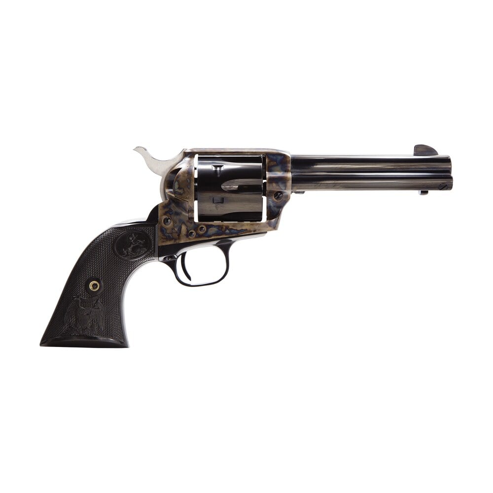 colt mfg p1640 single action army peacemaker 357 mag 6 shot 4.75″ blued barrel & cylinder, color case hardened frame, black polymer grip Colt Mfg P1640 Single Sports South item 36104
