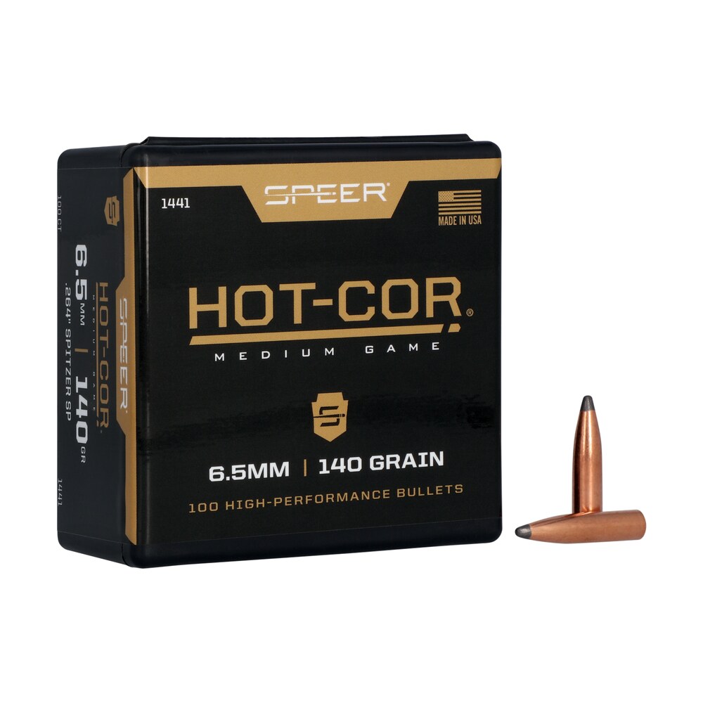 speer 1441 hot cor 264cal 140gr spitzer soft point 100 per box/5 case Speer 1441 Hot-Cor 264Cal 140gr Spitzer Soft Point 100 Per Box/5 Case Sports South item 36123