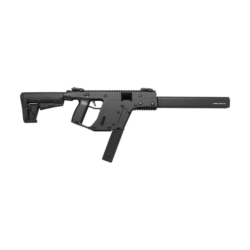 kriss usa kv90cbl20 vector crb g2 9mm luger 40+1 16″ black nitride steel barrel, black polymer receiver, 6 position black synthetic stock, black polymer grip, right hand Kriss USA KV90CBL20 Vector CRB G2 9mm Luger 40+1 16" Black Nitride Steel Sports South item 3639