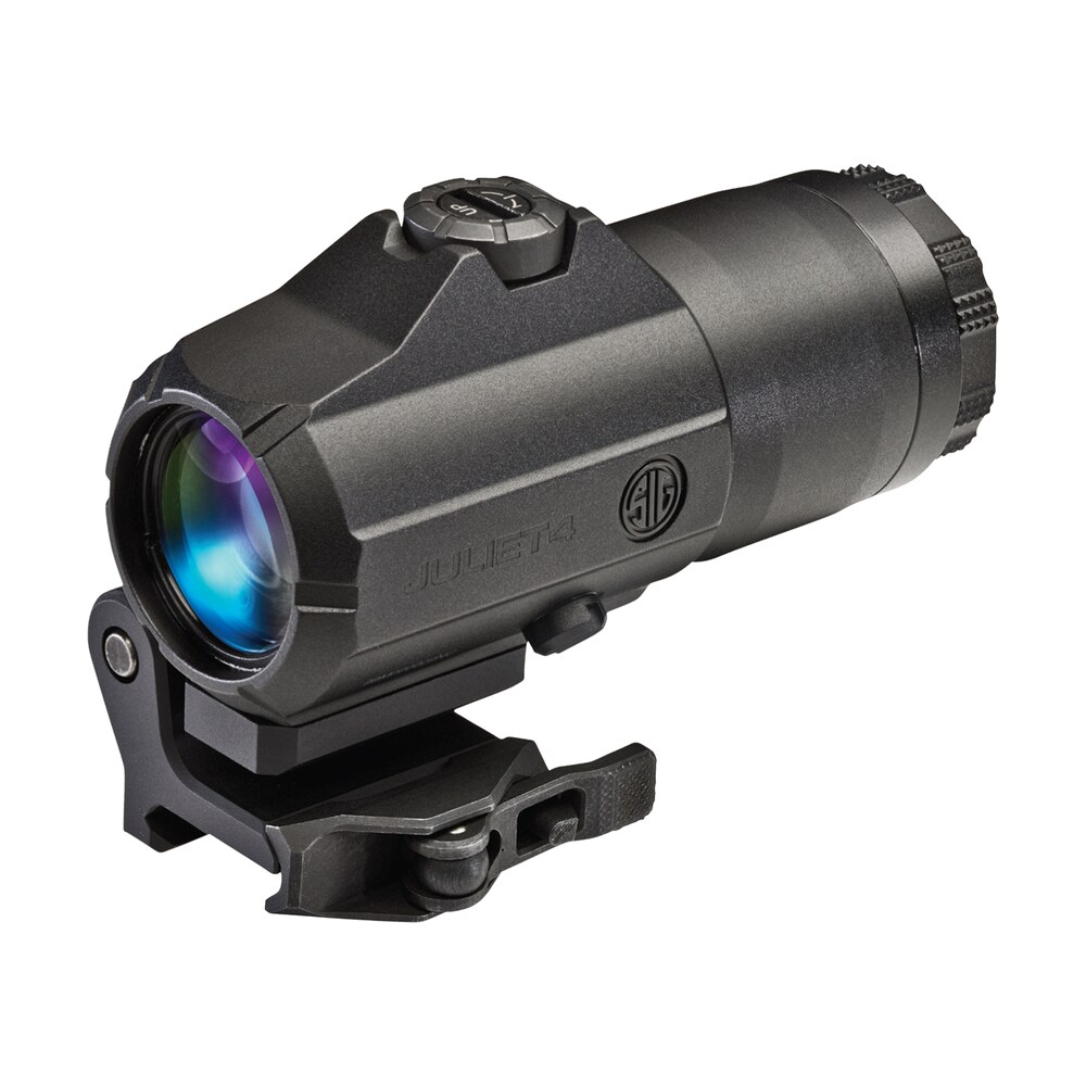 sig sauer electro optics soj41001 juliet4 magnifier black 4 x 24 mm Sig Sauer Electro-Optics SOJ41001 Juliet4 Magnifier Black 4 x 24 mm Sports South item 36482