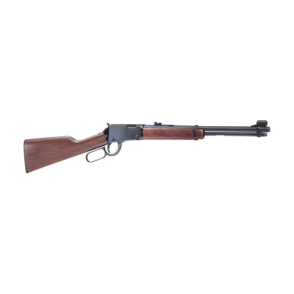 henry h001 classic 22 short, 22 long or 22 lr caliber with 15lr/17l/21short capacity, 18.50″ barrel, black metal finish & american walnut stock right hand (full size) Henry H001 Classic 22 Short, 22 Long or 22 LR Caliber Sports South item 36596