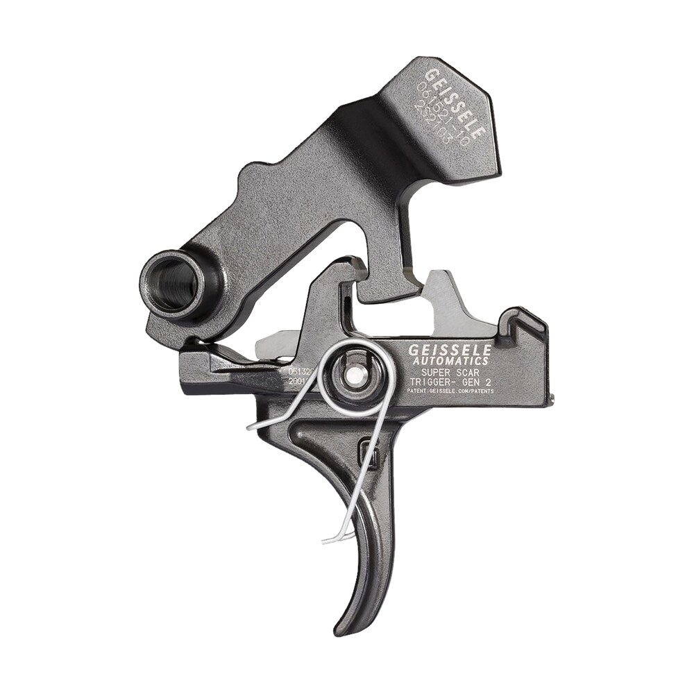 geissele automatics 05157 super scar black oxide curved trigger two stage 3.20 4.60 lbs draw weight for fn scar Geissele Automatics 05157 Super Scar Black Oxide Curved Trigger Two-Stage 3.20-4.60 lbs Draw Sports South item 37416