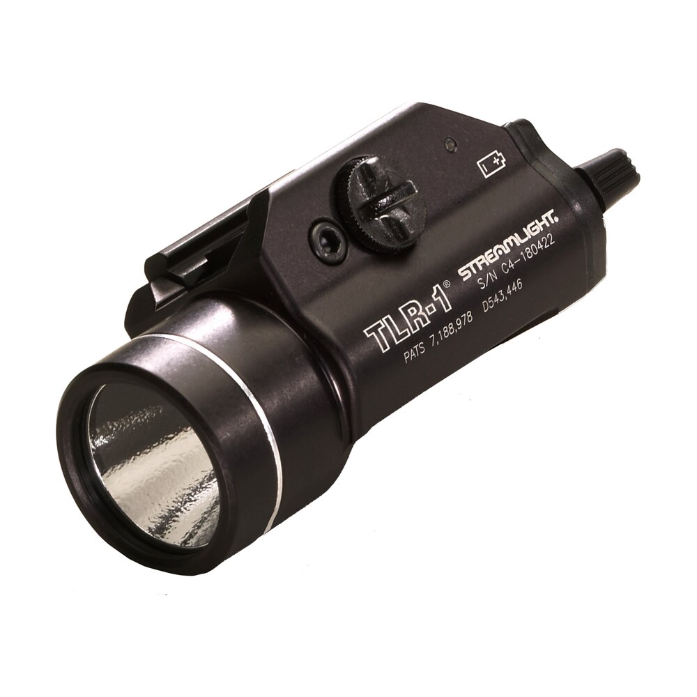 streamlight 69110 tlr 1 gun light black anodized 300 lumens white c4 led Streamlight 69110 TLR-1 Gun Light Black Anodized 300 Lumens White C4 LED Sports South item 37979