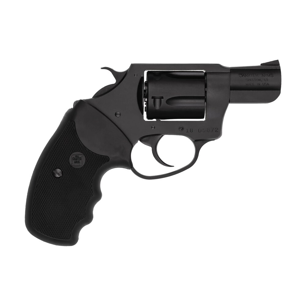 charter arms 13820 undercover lite small 38 special, 5 shot 2" black stainless steel barrel & cylinder, black passivate aluminum frame w/black finger grooved rubber grip, exposed hammer Charter Arms 13820 Undercover Lite Small 38 Special, 5 Shot 2" Black Stainless Steel Barrel Sports South item 38052