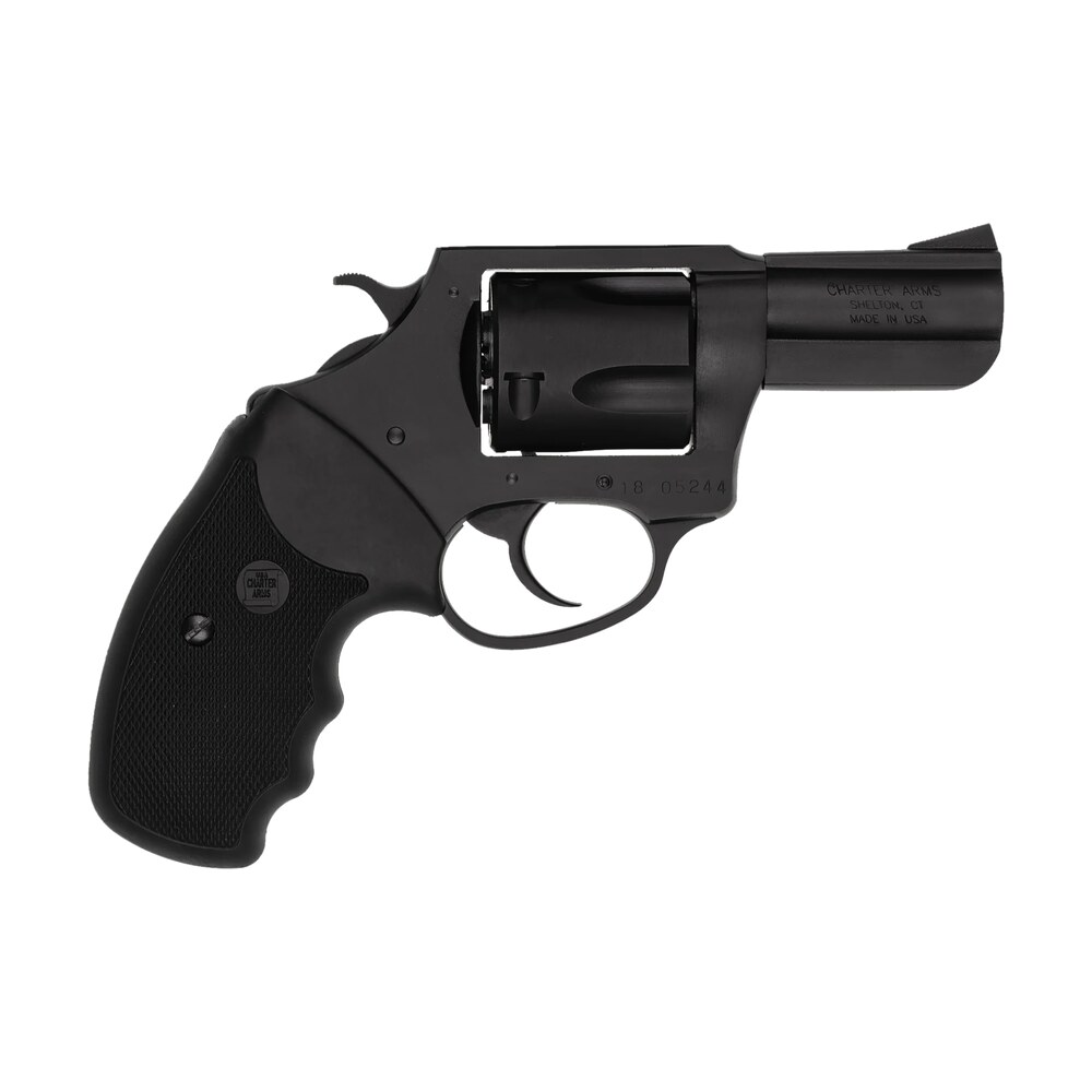 charter arms 14420 bulldog large frame 44 s&w spl 5 shot 2.50" black stainless steel barrel, cylinder & frame, black finger grooved rubber grip, exposed hammer Charter Arms 14420 Bulldog Large Frame 44 S&W Spl 5 Shot 2.50" Black Stainless Steel Sports South item 38056