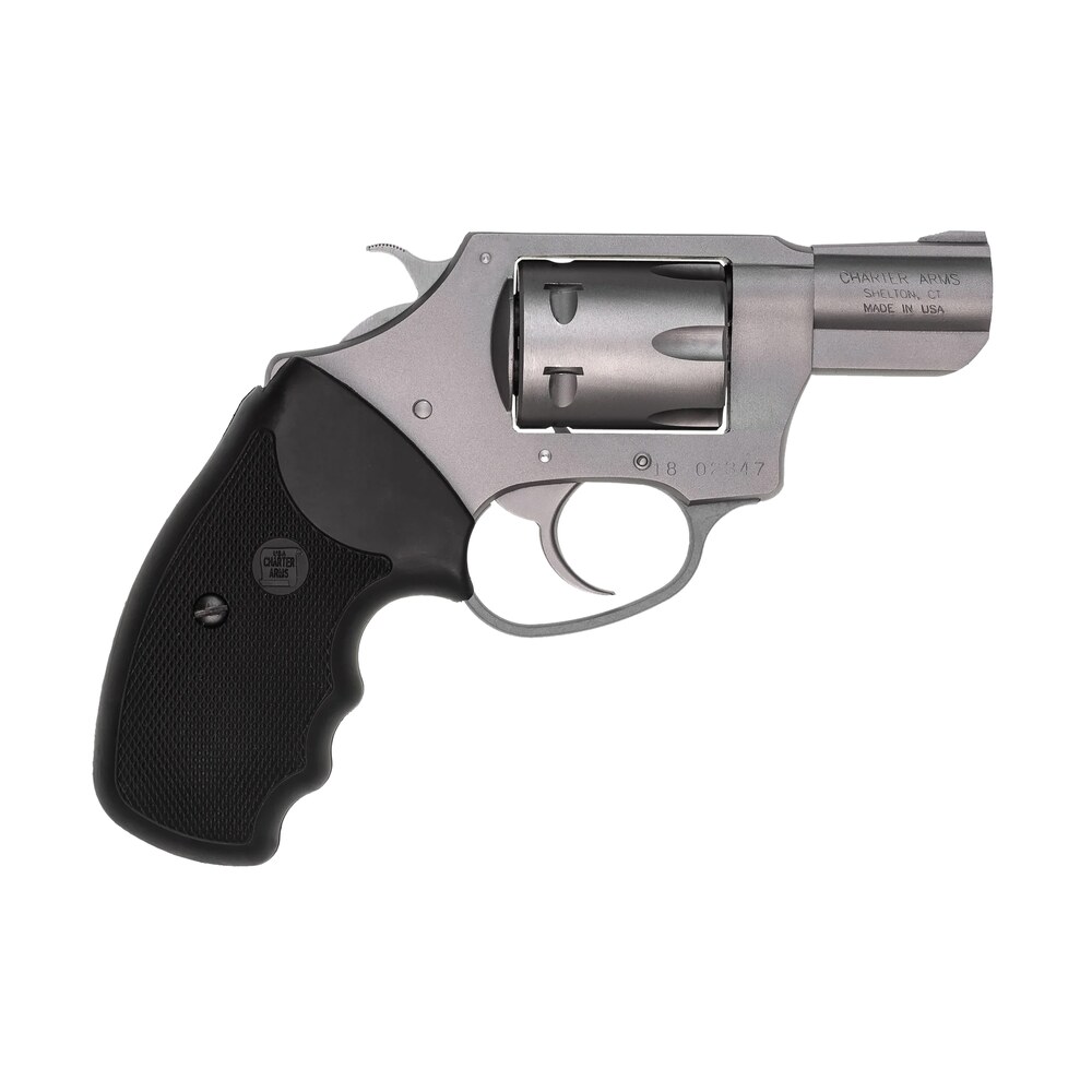 charter arms 72324 pathfinder small 22 wmr, 8 shot 2" stainless steel barrel & cylinder, anodized aluminum frame w/black finger grooved rubber grip, exposed hammer Charter Arms 72324 Pathfinder Small 22 WMR, 8 Shot 2" Stainless Steel Barrel & Cylinder, Sports South item 38070