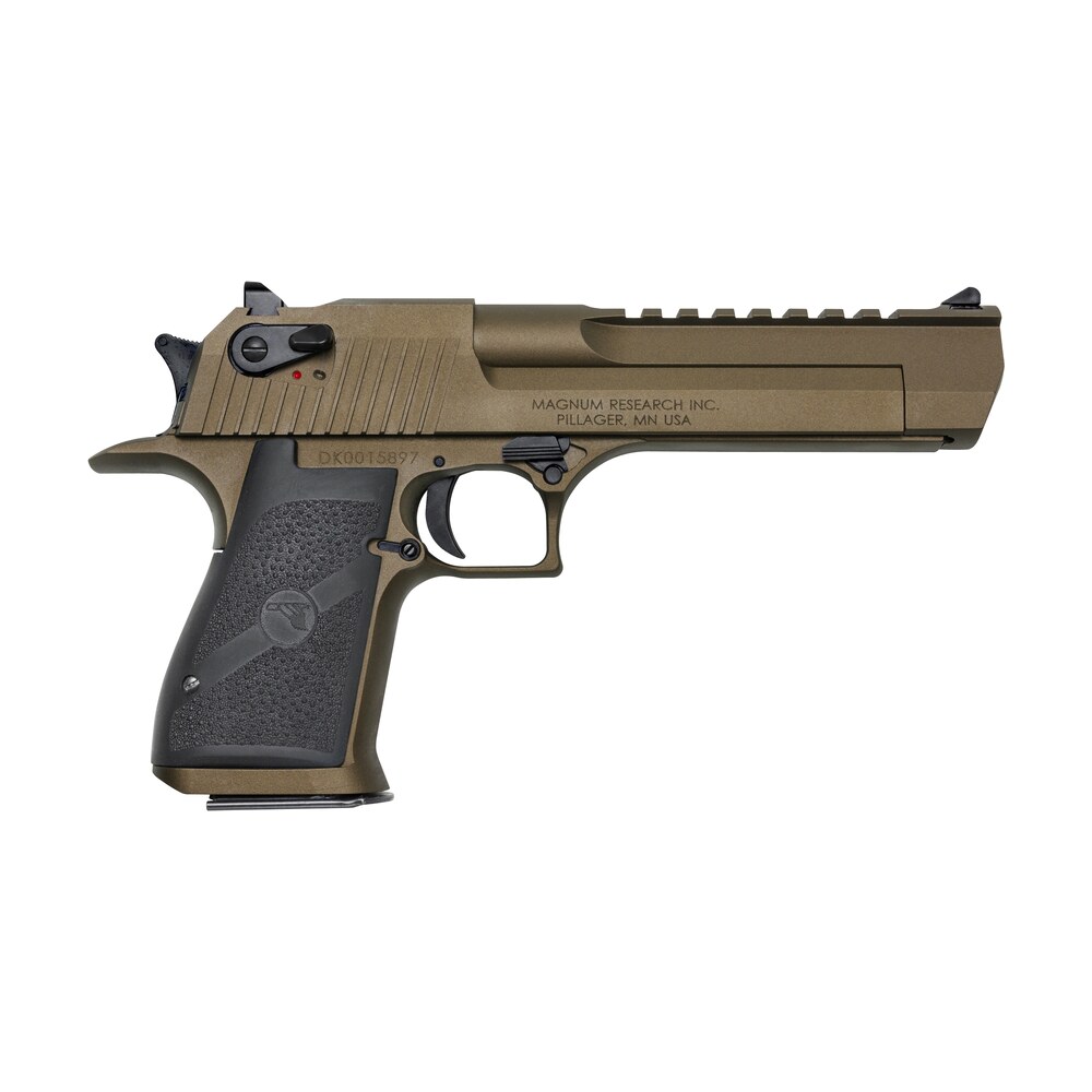 magnum research de50bb desert eagle mark xix 50 ae 6" 7+1 burnt bronze cerakote carbon steel frame & slide black rubber grip Magnum Research DE50BB Desert Eagle Mark XIX 50 AE 6" 7+1 Burnt Bronze Cerakote Carbon Steel Sports South item 38224