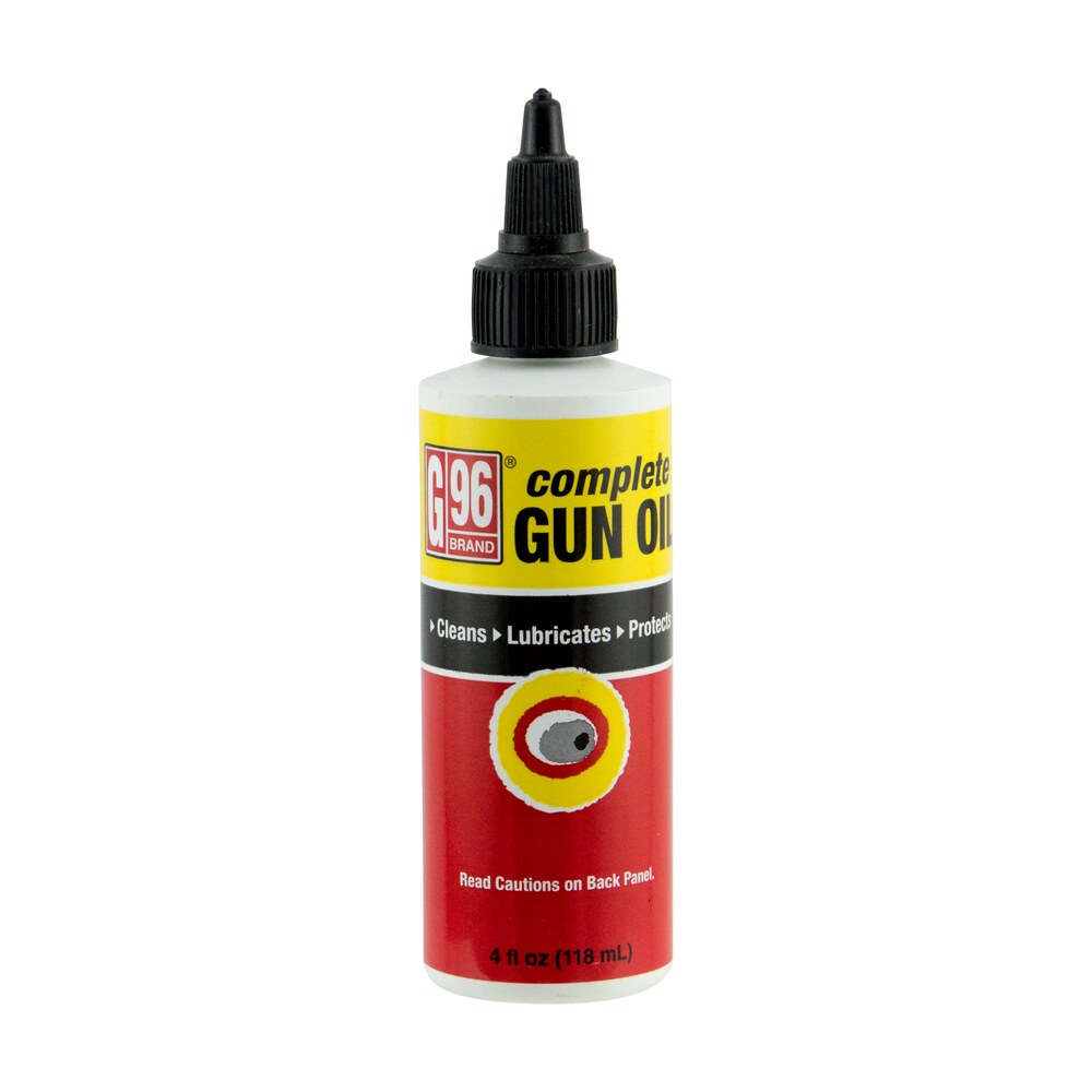 g96 1054 gun oil cleans, lubricates, prevents rust & corrosion 4 oz squeeze bottle G96 1054 Gun Oil Cleans, Lubricates, Prevents Rust & Corrosion 4 oz Squeeze Bottle Sports South item 38473