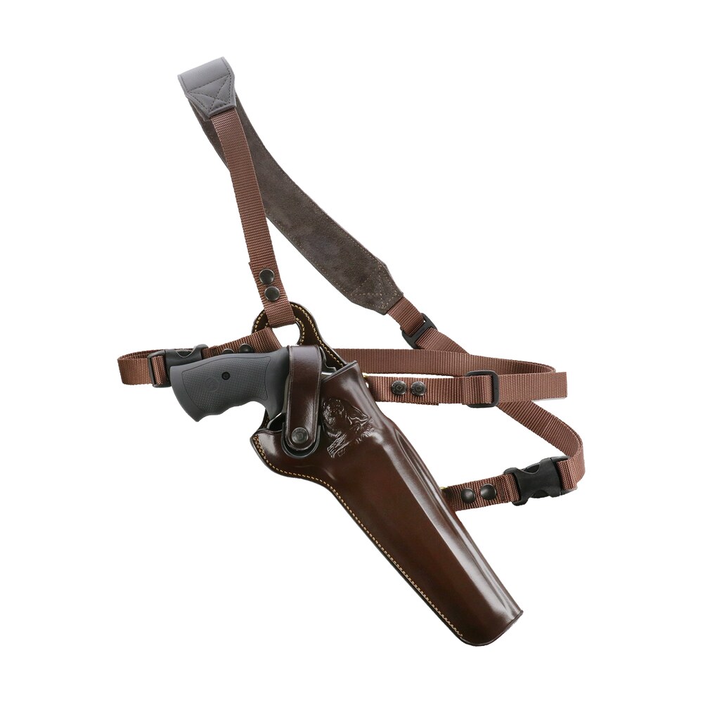 galco kk172h kodiak chest holster havana brown leather sholder strap,torso strap fits taurus raging bull fits s&w 460/500 8.375" right hand Galco KK172H Kodiak Chest Holster Havana Brown Leather Sholder Strap,Torso Strap Sports South item 38998