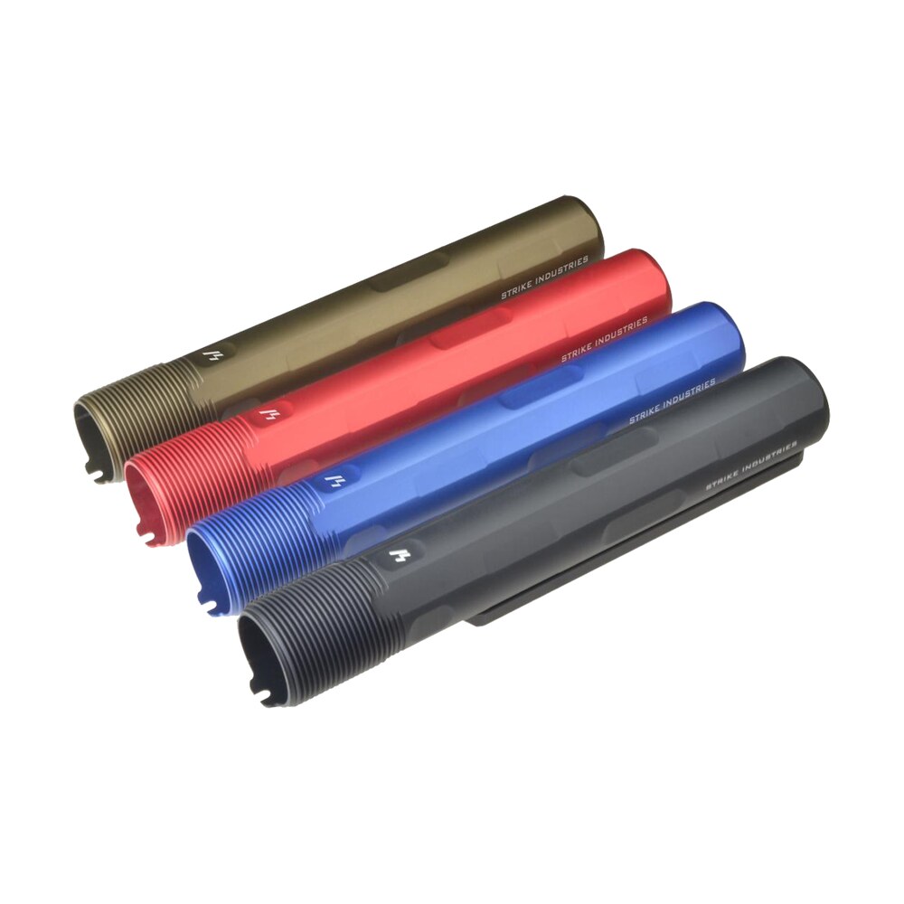 strike araret7red advanced receiver extension ar 15, ar 10 red anodized aluminum Strike ARARET7RED Advanced Receiver Extension AR-15, AR-10 Red Anodized Aluminum Sports South item 39094