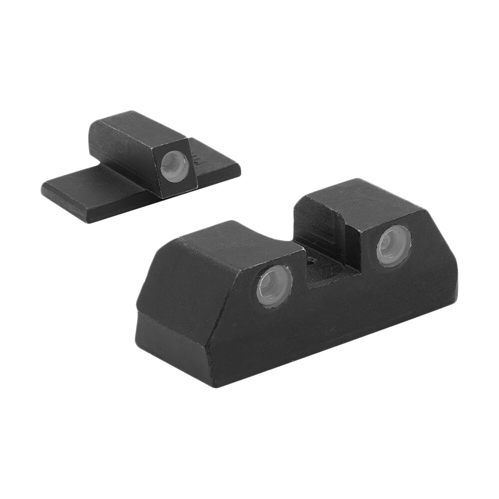 meprolight usa 151203101 tru dot green tritium white outline front sight green tritium white outline rear sight kahr arms k/p/mk/pm Meprolight USA 151203101 Tru-Dot Green Tritium White Outline Front Sight-Green Tritium White Sports South item 39793