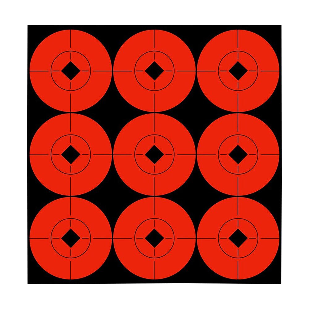 birchwood casey 33902 target spots self adhesive paper black/orange 2" bullseye 90 pack Birchwood Casey 33902 Target Spots Self-Adhesive Paper Black/Orange 2" Bullseye 90 Pack Sports South item 39888