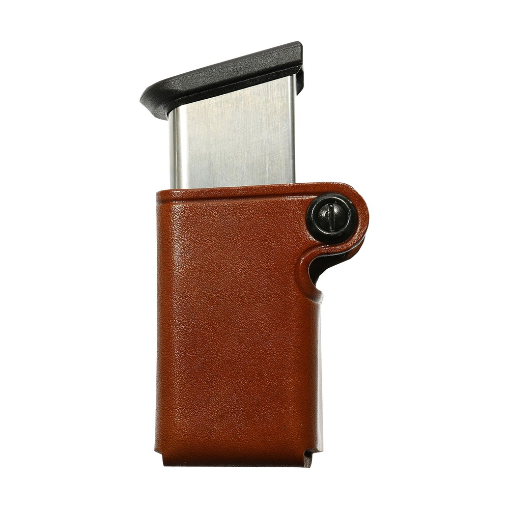 galco smc26 smc mag case single tan leather belt loop compatible w/ taurus pt945 belts 1.75" wide ambidextrous hand Galco SMC26 SMC Mag Case Single Tan Leather Belt Loop Compatible Sports South item 40285