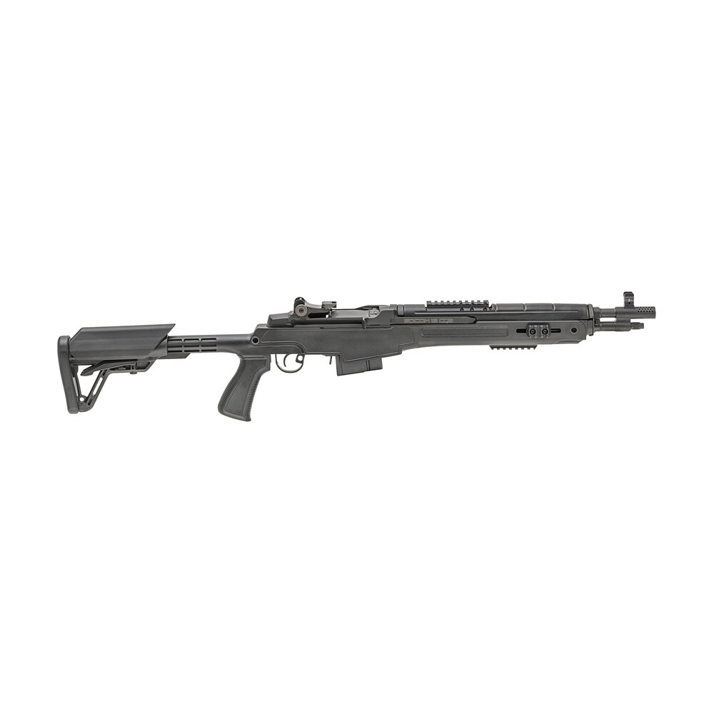 springfield armory aa9611 m1a socom 16 cqb 7.62x51mm nato 10+1 16.25″ carbon steel barrel black parkerized rec black 5 position archangel cqb adjustable stock black polymer grip right hand Springfield Armory AA9611 M1A SOCOM 16 CQB 7.62x51mm NATO 10+1 16.25" Carbon Steel Barrel Black Sports South item 4041